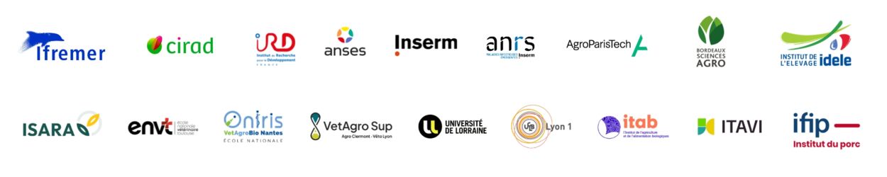 Bannière logos partenaire PEPR Elevages Durables Bannière logos partenaire PEPR Elevages Durables